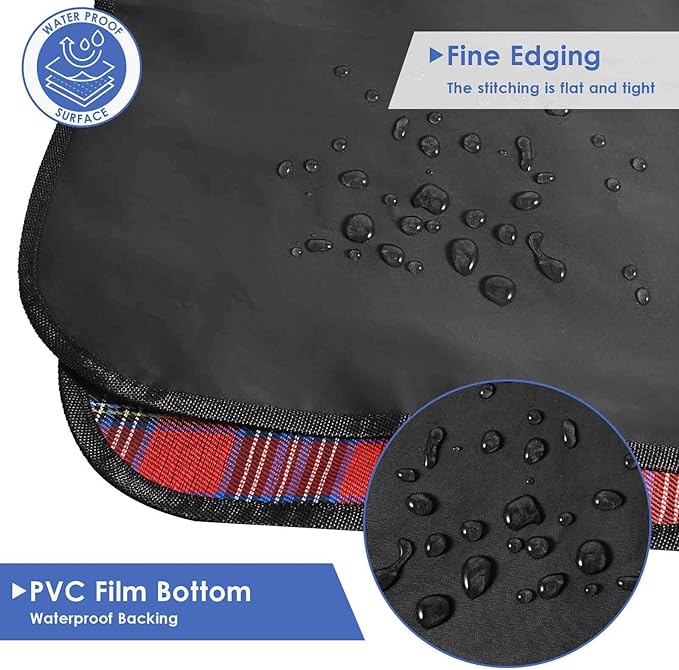 GIVERARE Picnic Beach Blanket, 99x60in XL Sandfree Waterproof Outdoor Camping Blankets, Quick Drying Family Mat, Portable Extra Large Mats for Travel, Hiking, Music Festival, Lawn-Red