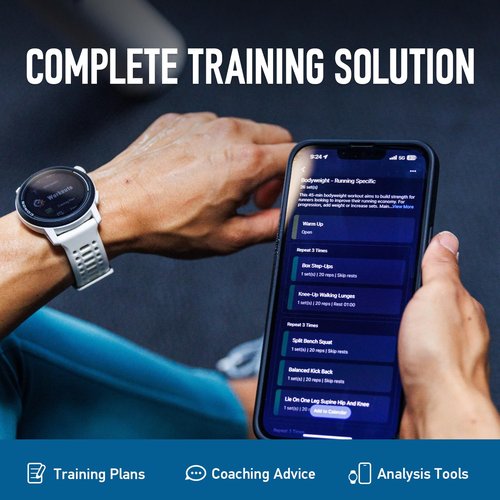 COROS PACE 3 GPS Sport Watch –Lightweight, Comfortable Running Watch, 17-Day Battery Life, Accurate GPS, Heart Rate Monitor, Navigation, Sleep Tracking, Training Plan, Run, Bike, and Ski-Chalk Nylon