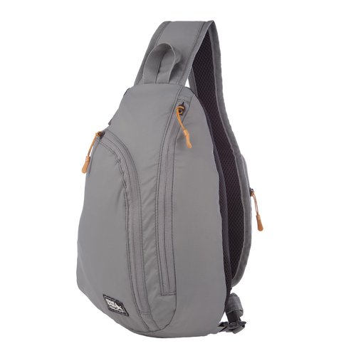 Eddie Bauer Ripstop 8L Shoulder Sling Pack with Padded Air-Mesh Adjustable Crossbody Strap for Right or Left Handed Fit - Slate