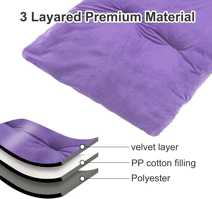 Camping Cot Mattress - Thick Camping Sleeping Pad with Elastic Straps,Portable Cot Mattress Pad for Sleeping Outdoor (75" x 28")
