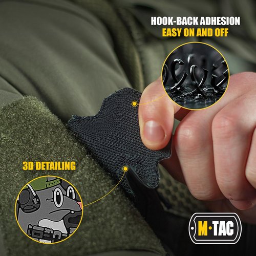 M-Tac Morale Patch - PVC 3D Funny Military Tactical Patch - Tactical Cool Army Meme Patches for Vest, Backpacks, Hats - Hook and Loop Patches (Mole)