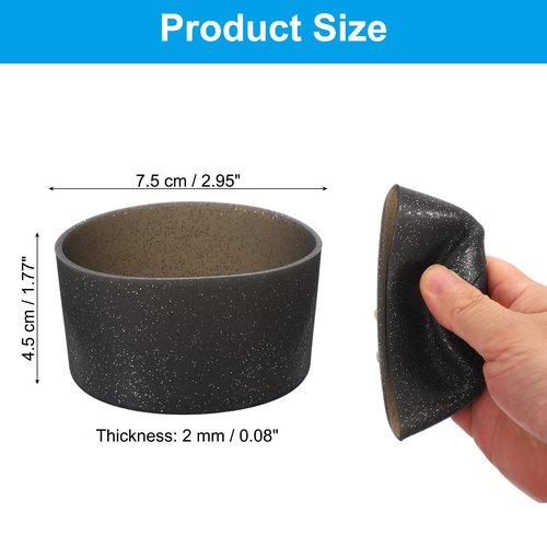 PATIKIL Silicone Boot, 1pcs Bottom Sleeve Protector, Anti-Slip Protective Sleeve for Water Bottle, Car Travel Cup, Transparent Star