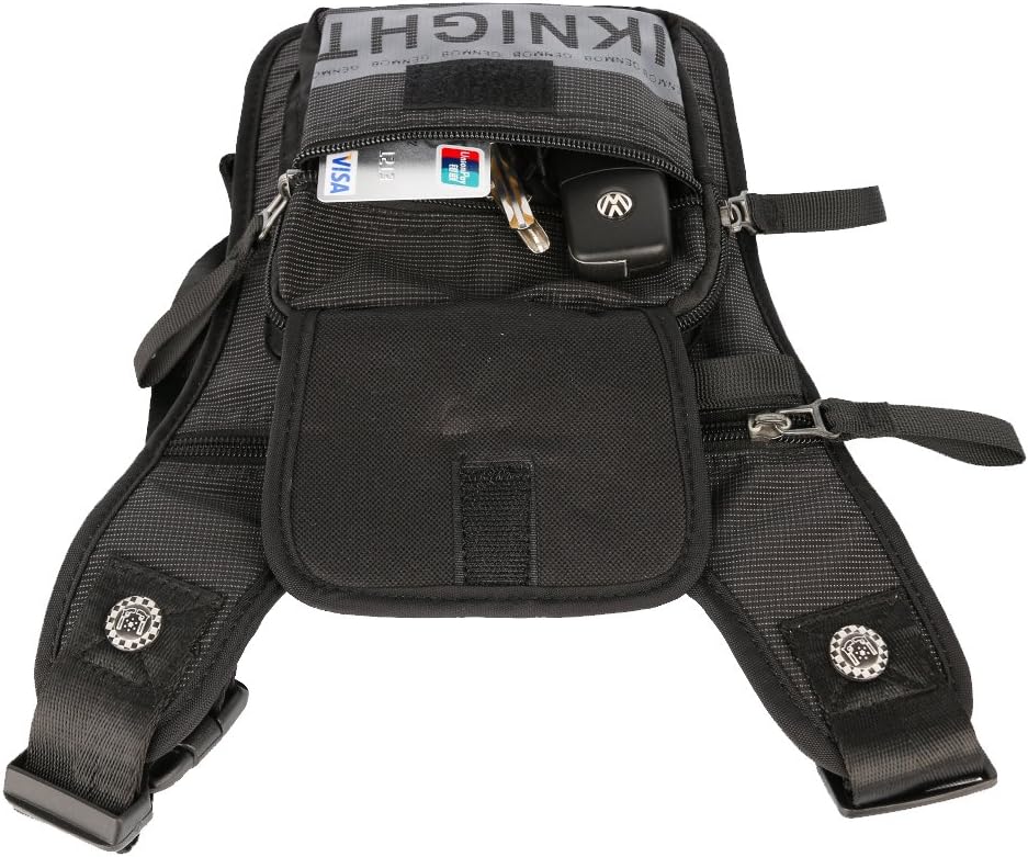 Thigh Bag, Leg Bag, Vanlison Tactical Fanny Pack Hiking Bag Leg Pouch