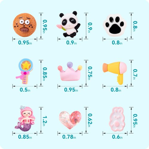 Soledea 3D Stickers for Kids Stanley Cup, 20PCS Cute Flower Dessert Heart Three-Dimensional Stickers for Simple Modern, YETI,BrüMate,Reduce,Meoky, BJPKPK Tumblers