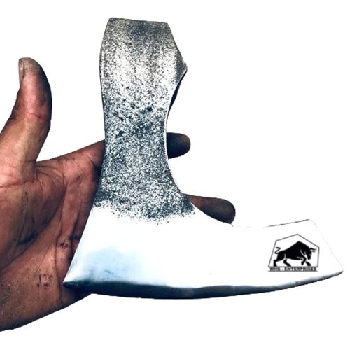 WHS201 Viking Axe Head, Custom Hand Forged Viking Axe Real Head, Tomahawk Viking Hatchet Beared Camping Axe Blade, 5160 HIGH Carbon Steel Blade, Viking Gift for Him - Christmas Gift (Viking)