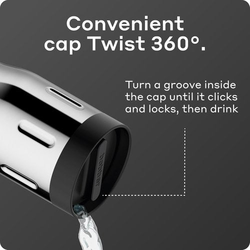 BOBBER Tumbler/Bottle Replacement 360 Twist Lid - BPA-Free, Screw-On, Dishwasher Safe, Leak-Proof Cap for Coffee Travel Mugs