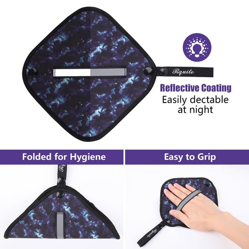 Rquite 2 Pcs Pee Cloth, Pee Cloth for Women Hiking, Soft & Absorbent Pee Rag, Reusable Toilet Paper Washable, Wipes After Female Urination, Women Travel Camping Backpacking Essentials