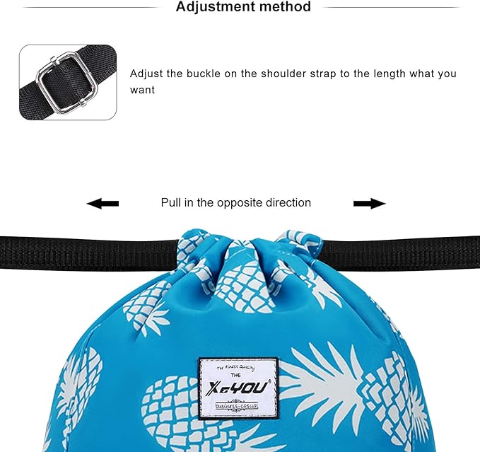 XEYOU Drawstring Sports Backpack Lightweight Gym Yoga Sackpack Shoulder Rucksack Casual Outdoor Daypack for Women and Men
