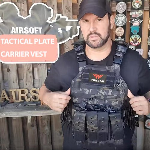 YAKEDA Quick Release Tactical Outdoor Vest for Adult (Green)