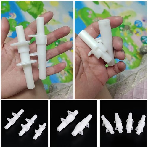 SquEqu 4 Set Pop-up Camping Tent Pole Joint Fittings Replacement 5mm Fiberglass Tent Poles Bracket Foot End Support Insert Connector for Easy Pop Up Tent Instant Automatic Setup Beach Tents