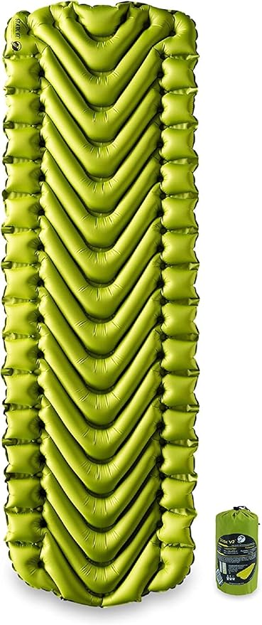 Static V2 Inflatable Sleeping Pad + V Sheet Washable Pad Cover