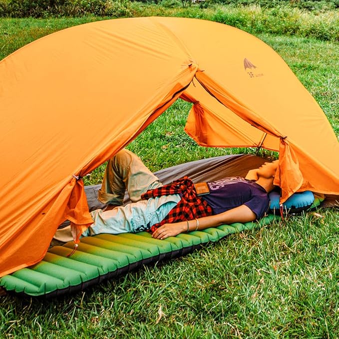 Gear Doctors Ultralight 17oz Camping Sleeping pad ApolloAir - Compact, Warm 5.2 R-Value 4 Season Air Mattress, Perfect for Backpacking, Hiking - Lightweight Inflatable & Compact Sleep Pad