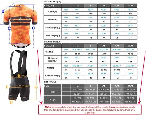 Cycling Kits for Men Cycling Jersey Set Uniform Clothes Bike Bicycle Shirt+3D Gel Pad Cushion Bibs Shorts