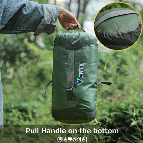 Azarxis Compression Sack 14L 23L Compression Stuff Sack Water-Resistant Ultralight Sleeping Bag Stuff Sack - Space Saving Gear for Camping Hiking Travel (Orange, XL)