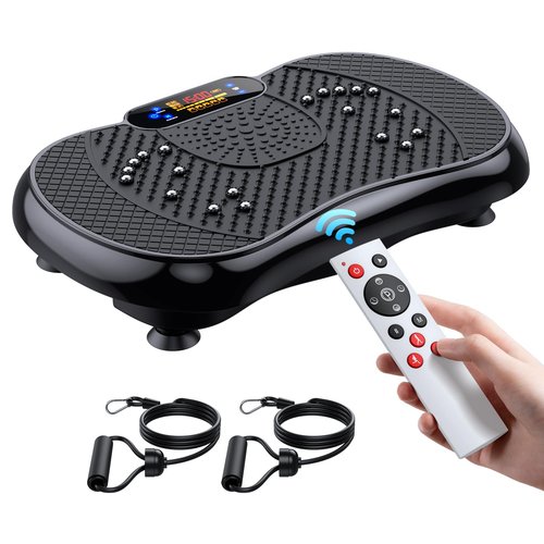 PBYRD Vibration Plate Exercise Machine, Lymphatic Drainage Machine for Weight Loss, Full Body Workout Vibrate Fitness Platform, Helps Toning Shaping Wellness Home Gyms Workout - Max User Weight 330lbs