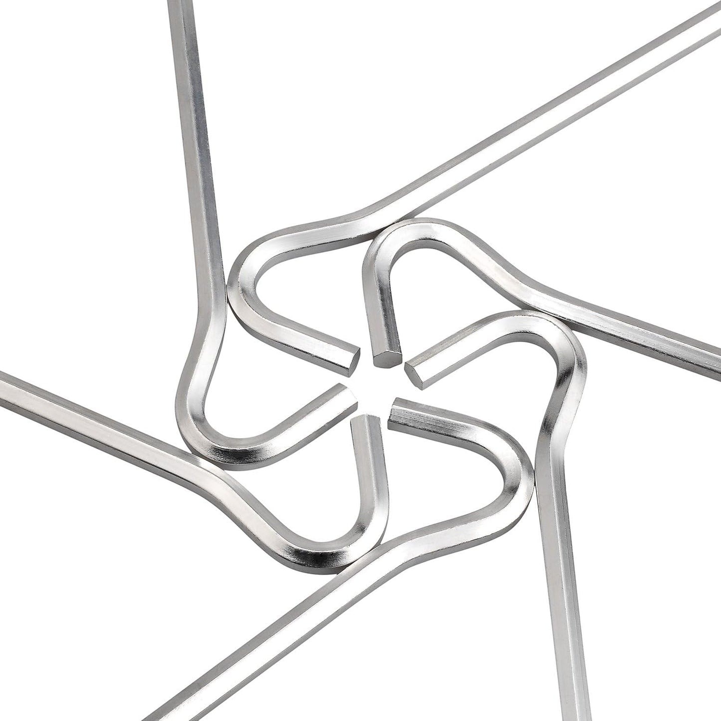 Tent Pegs - Aluminium Tent Stakes Pegs with Hook - 7’’ Hexagon Rod Stakes Nail Spike Garden Stakes Camping Pegs for Pitching Camping Tent, Canopies