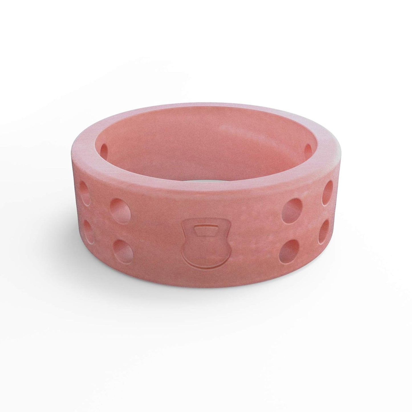 Qalo Women's Black Classic Athletics Silicone Ring Size 04