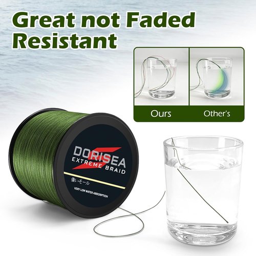 Extreme Braid 100% Pe Red Braided Fishing Line 109Yards-2187Yards 6-550Lb Test Fishing Wire Fishing String Superline