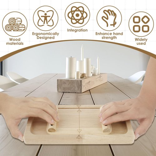 Tug of War for Climbers Finger, Wrist Competition Board Tug of War for Climbers, Finger Armwrestling, Finger Tug of War Toys for Enhanced Finger, Increased Hand Flexibility Increased Hand Strength Wrist Trainer for Home Party