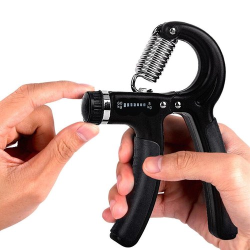 Strengthener Hand Grip 2 Pack 5-60kg Adjustable Strength Trainer Forearm Finger Wrist Exerciser Squeezer Workout Adults Kids