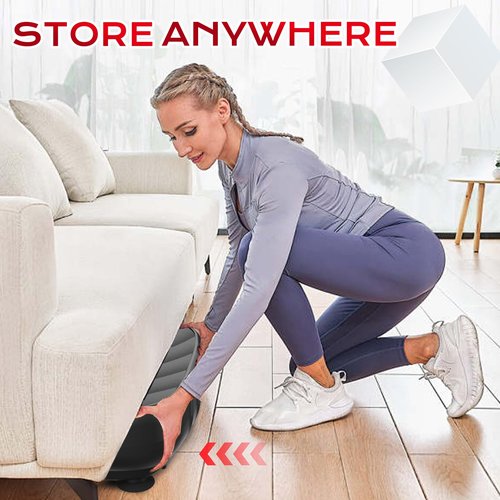 Vibration Plate Exercise Machine, 99 Speed Levels Mini Whole Body Workout Vibration Plate for Lymphatic Drainage with 5 Setting Modes for Shaping, Weight Loss, Toning (Black)