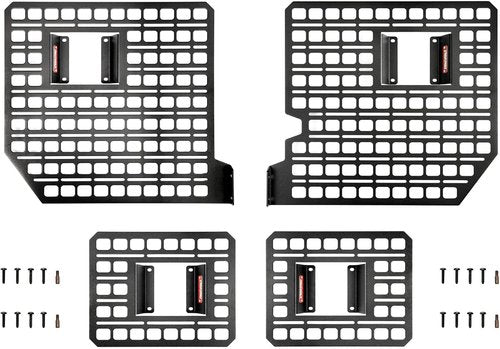 BuiltRight Industries Bedside Rack MOLLE Panel System | for Ford F-150 (2015-2024), Made in USA, Heavy Duty Steel, The Original None 4 Piece Kit 2015-2020