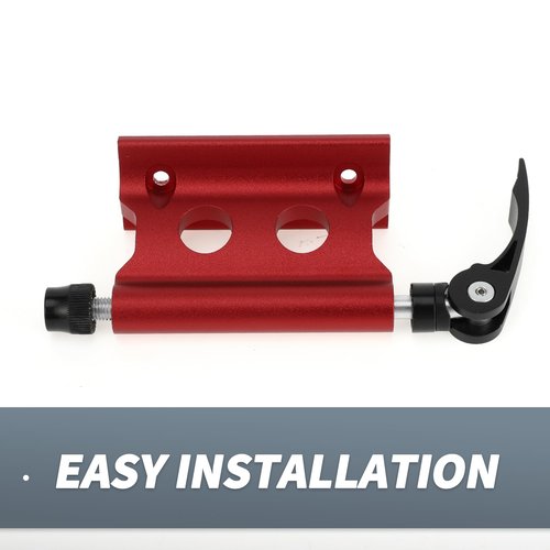 X AUTOHAUX 1 Set Universal Quick Release Bike Fork Mount Rack with Roof Carrier for 0.26 Inch (6.5mm) / 0.79 Inch (20mm) Aluminum Alloy Anti-Corrosion Red