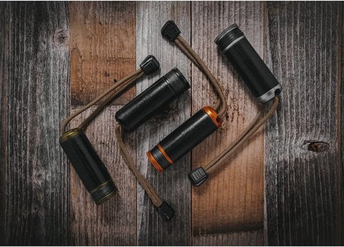 Exotac ripSPOOL Lightweight Bushcraft and Survival Complete Field Repair Kit and FireCord Lanyard for First Aid, Fire-Starting, Tool Creation, Fishing, and Navigation Tasks, Made in The USA