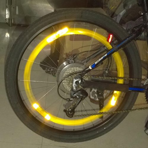 Cyberone 3 PCS Bicycle Wheel Spoke Reflectors for Mountain Bike Road Bike Decoration Safe Warning