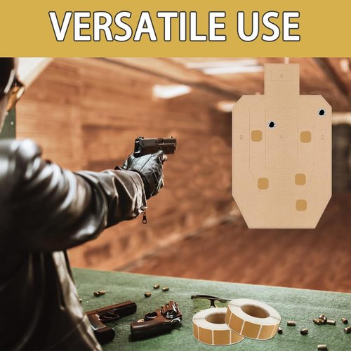 Target Pasters 12 Roll 12000pcs (1000pcs/1roll), 0.87in Square Target Stickers for Shooting Range Practice and Pasters for Shooting Practice| Adhesive Markers for Shooting Range Targets