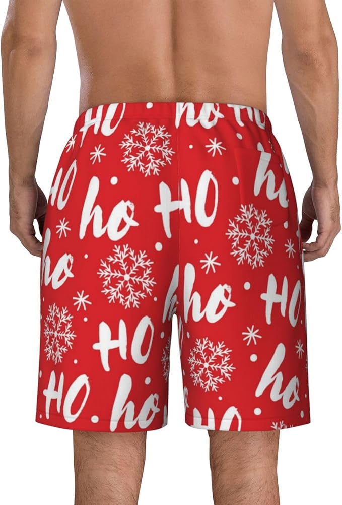 Mens Swim Trunks with Mesh Lining,Quick Dry Swimsuit Board Shorts Beach Pants Swimwear Bathing Suits