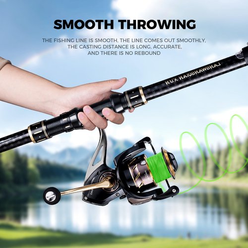 9KM DWLIFE Braided Fishing Line 8LB-100LB Dyneema Fishing Line, Zero Stretch & Anti-Bite Coating for Freshwater/Saltwater Fishing 4 Strands(164Yards-12lb)