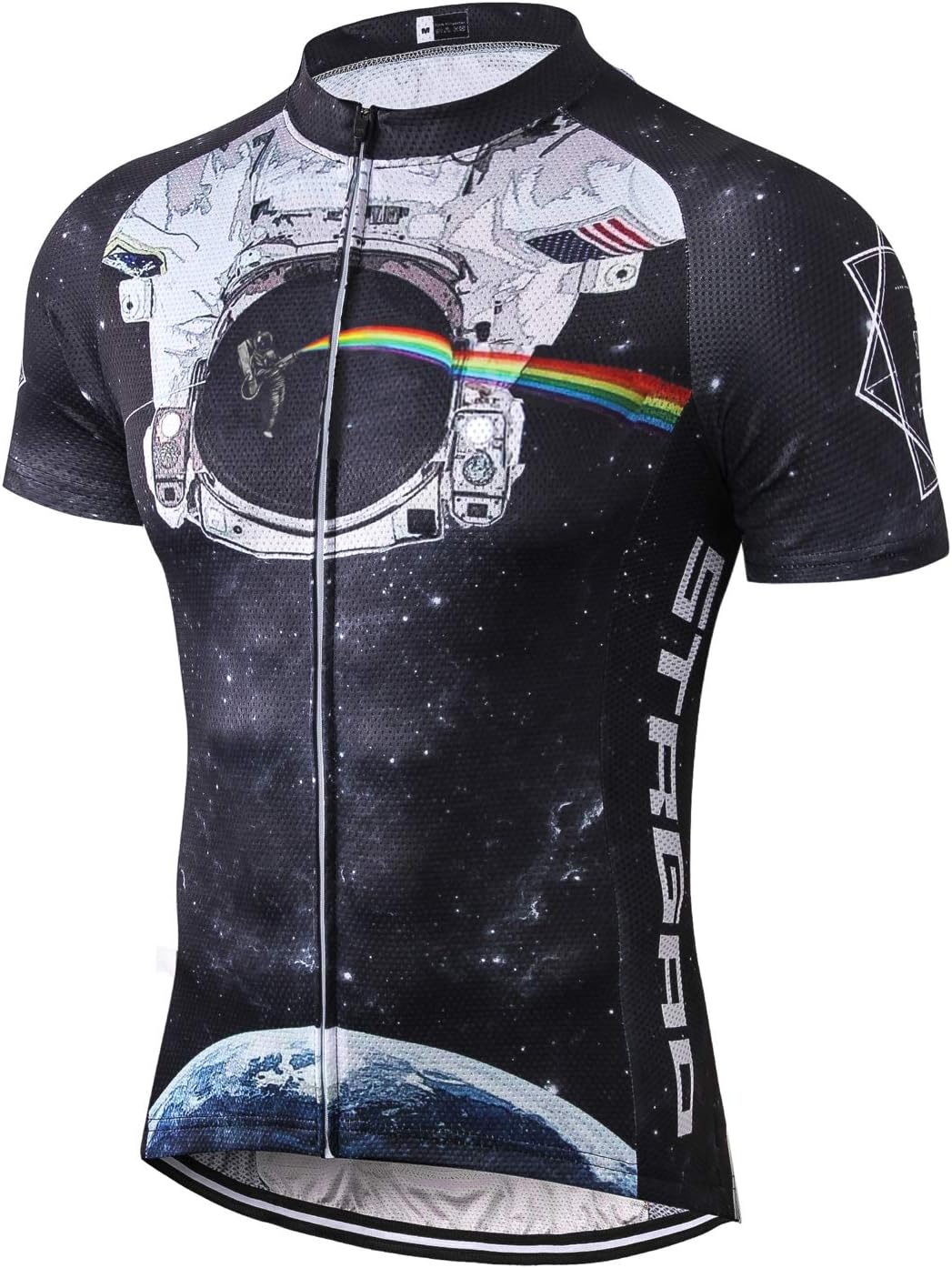 Strgao Men's Cycling Jersey Bike Short Sleeve Shirt