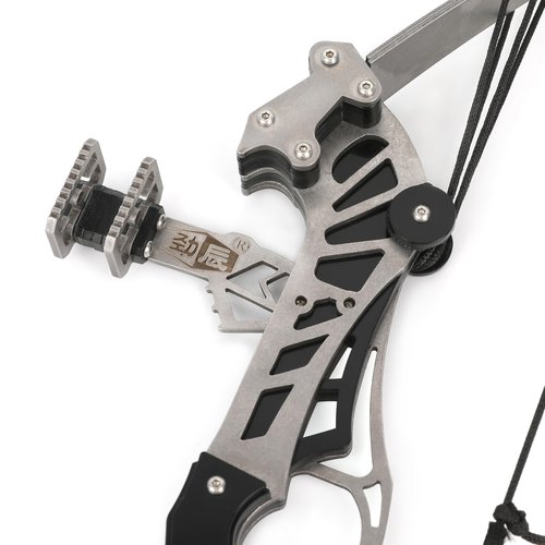 AMEYXGS 16.4inch Mini Lever Bow Recurve Bow Stainless Steel Includes 4/8 Arrows and Target Paper (8 Arrow Set)