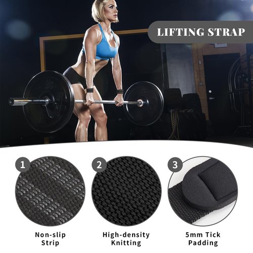 Barbell Pad Set,10 Pcs Barbell pads For Hip Thrust Squat & Lunges Support,With 2 Workout Ankle Straps, 2 Workout Gloves, 2 Gym Straps Weight Lifting, Resistance Bands,Olympic Bar Pad,Carry Bag (Black,Small-Gloves)