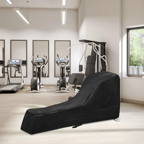 MUTUSHI Rowing Machine Cover Concept 2 Rower Accessories Waterproof Dustproof Fitness Equipment Cover Fit for Concept 2 Rowing Machine 95" L x 24" W x 40" H Black