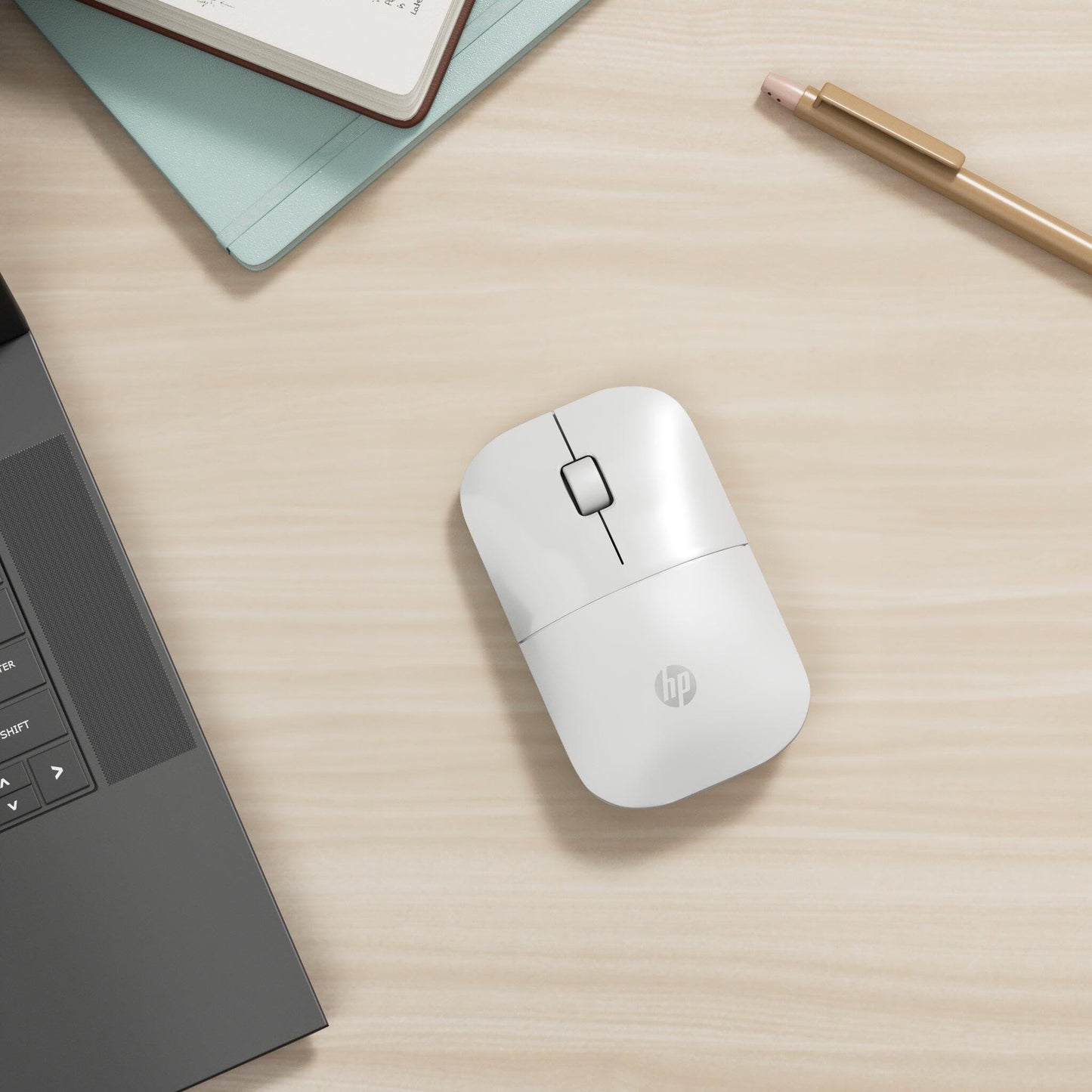 HP Wireless Mouse Z3700 (26V63AA#ABL, Black), Dimensions (mm) : 101 x 60 x 25.3