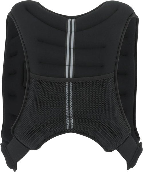 FITNESS MANIAC USA Weighted Vest, 10lb/12lb/15lb/20lb Weight Vest with Reflective Stripe for Workout, Strength Training, Running, Fitness, Muscle Building, Weight Loss, Weightlifting