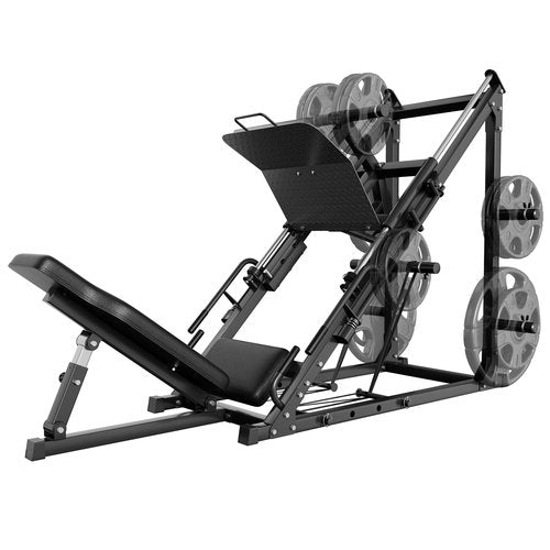 Leg Press Machines for Home Gym, 45 Degree Leg Press Machine with Linear Bearing, 2000 LBS Leg Workout Equipment with Weight Storage Posts, Professional Leg Machine for Lower Body Strength Training