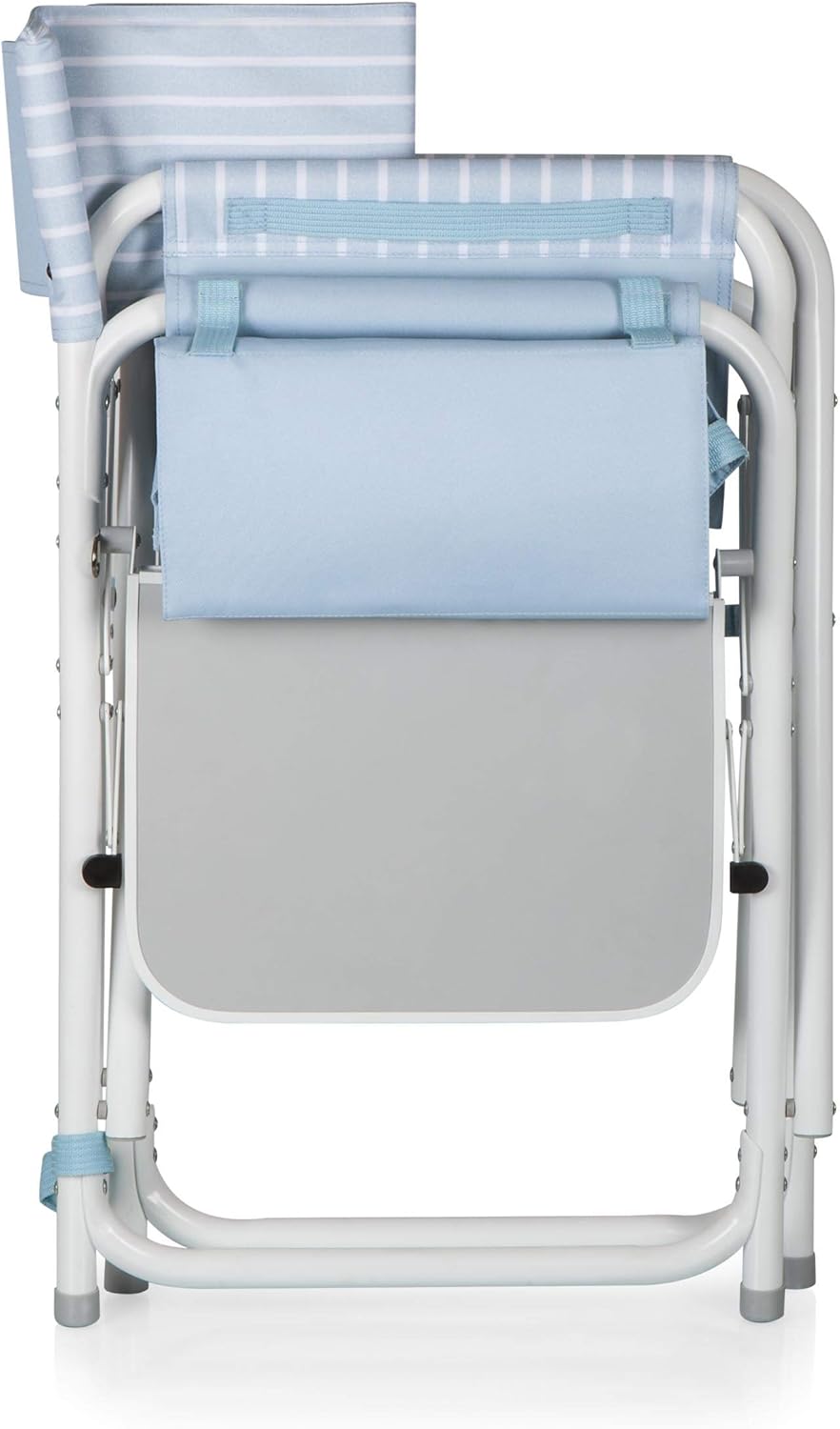 Picnic TIME Outdoor Directors Chair with Side Table, Beach Chair for Adults, Camping Chair with Table
