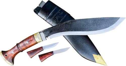 EGKH-100% Handmade & Hand Forged Nepalese Kukri - Typical Village khukuri- 10.5" Full Tang Jungle Blade Khukuri House Nepal