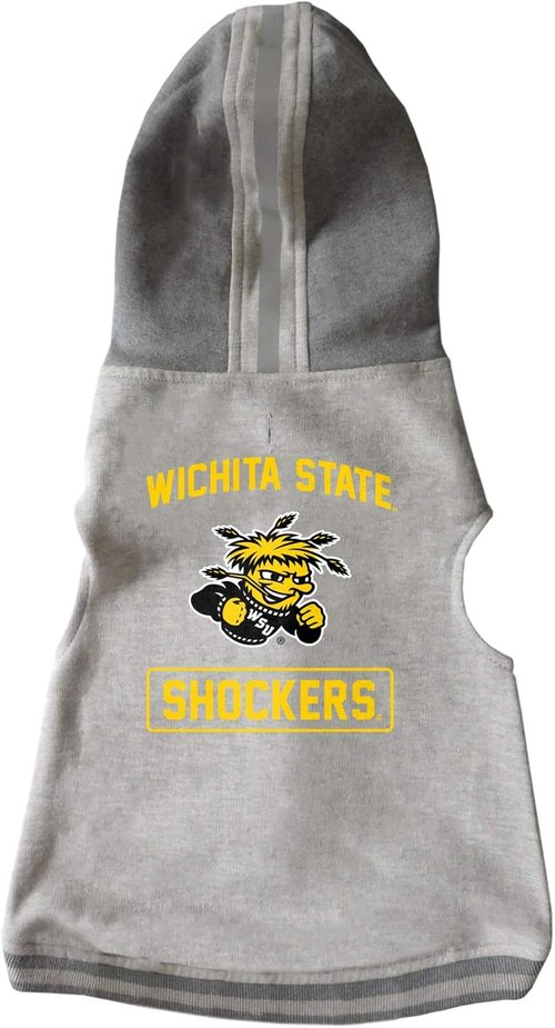 Littlearth NCAA Unisex-Adult NCAA Pet Hooded Crewneck with Team Logo and Name