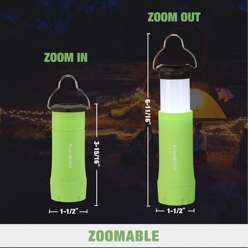 EverBrite 3-Pack Camping Lights and 2-Pack 2-in-1 Mini Lanterns and Flashlights