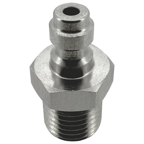 HMKUGO M12x1.25 Male Thread PCP Paintball Charging Fittings, Stainless Steel 8mm Quick-Disconnect Plug Adapter