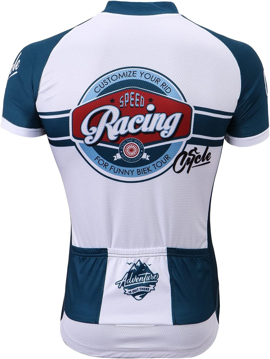 Strgao Men's Cycling Jersey Bike Short Sleeve Shirt