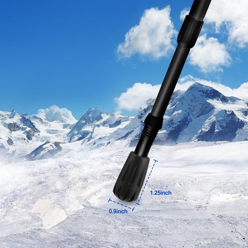 8Pcs Trekking Pole Tips Replacement Protectors,Rubber Tips for Hiking Poles Hiking Accessories Collapsible Walking Stick Tips,Fits Most Walking Poles(11mm Hole Diameter) (Walking Stick Tips)