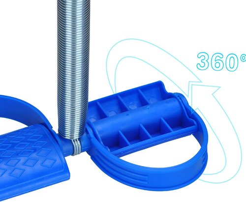 Elastic Sit Up Pull Rope Pedal Resistance Band Powerful Spring Drawstring Tummy Trimmer Equipment Portable Home Gym with Elastic Bodybuilding Fitness Slimming Training Exercise Bands