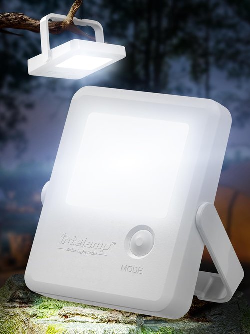 intelamp Solar Camping Lantern, Portable Outdoor Light,2000mAh Emergency Solar Light, Suitable for Fishing, Hiking, Camping, Garden, Courtyard, Corridor, Aisle