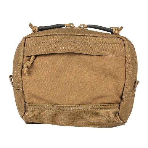 5.11 Tactical Unisex Flex Medium GP Pouch, Lightweight MOLLE Utility Bag, Front Zipper Pocket, Water-Resistant 500D Nylon, Kangaroo, Style 56427ABR