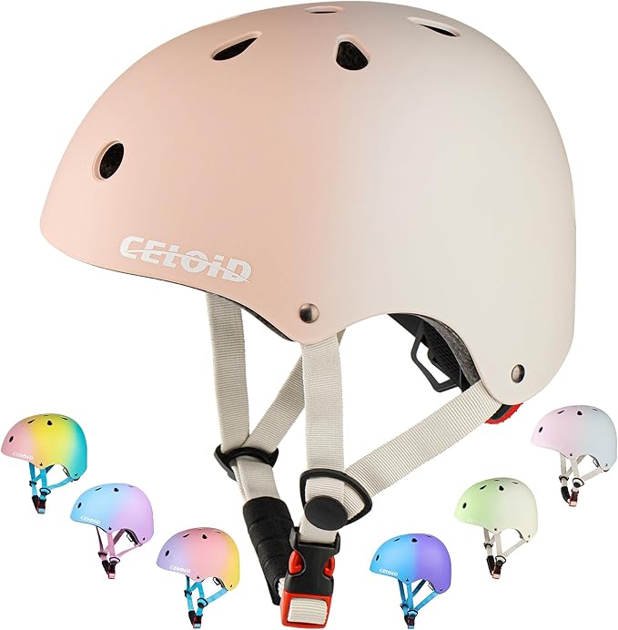 Kids Bike Helmet,Toddler Skateboard Helmets for Ages 2-3-5-8-14 Years Boys Girls，Adjustable Multi-Sport Bicycle Skateboarding Football Roller Skating Scooter Rollerblade Balance Bike Helmet
